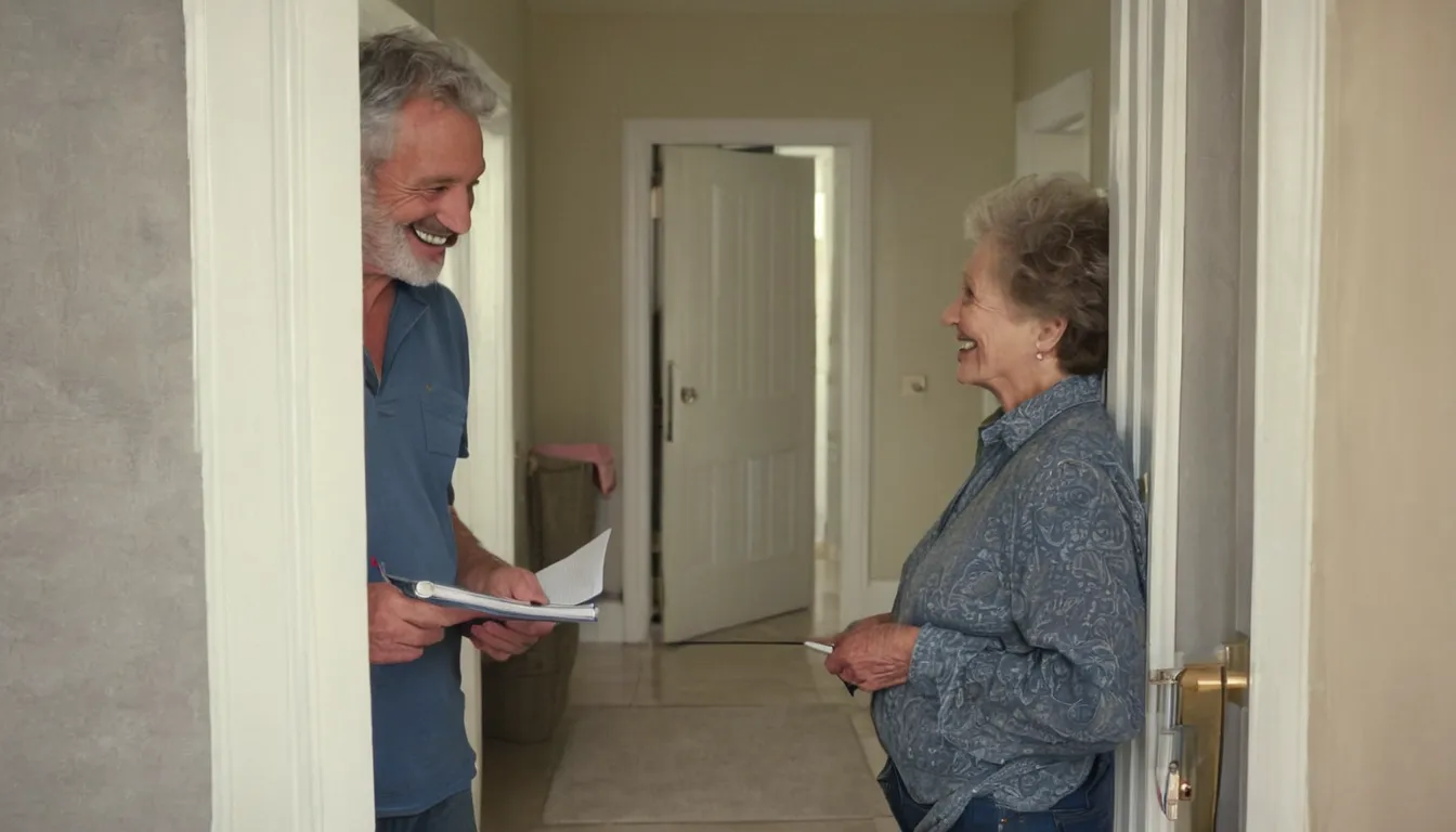 A homeowner and a local provider reviewing bathroom plans in the Temple Terrace area